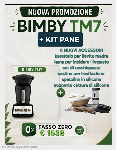 Nuovo bimby tm7 offerta - nuovo, promo
